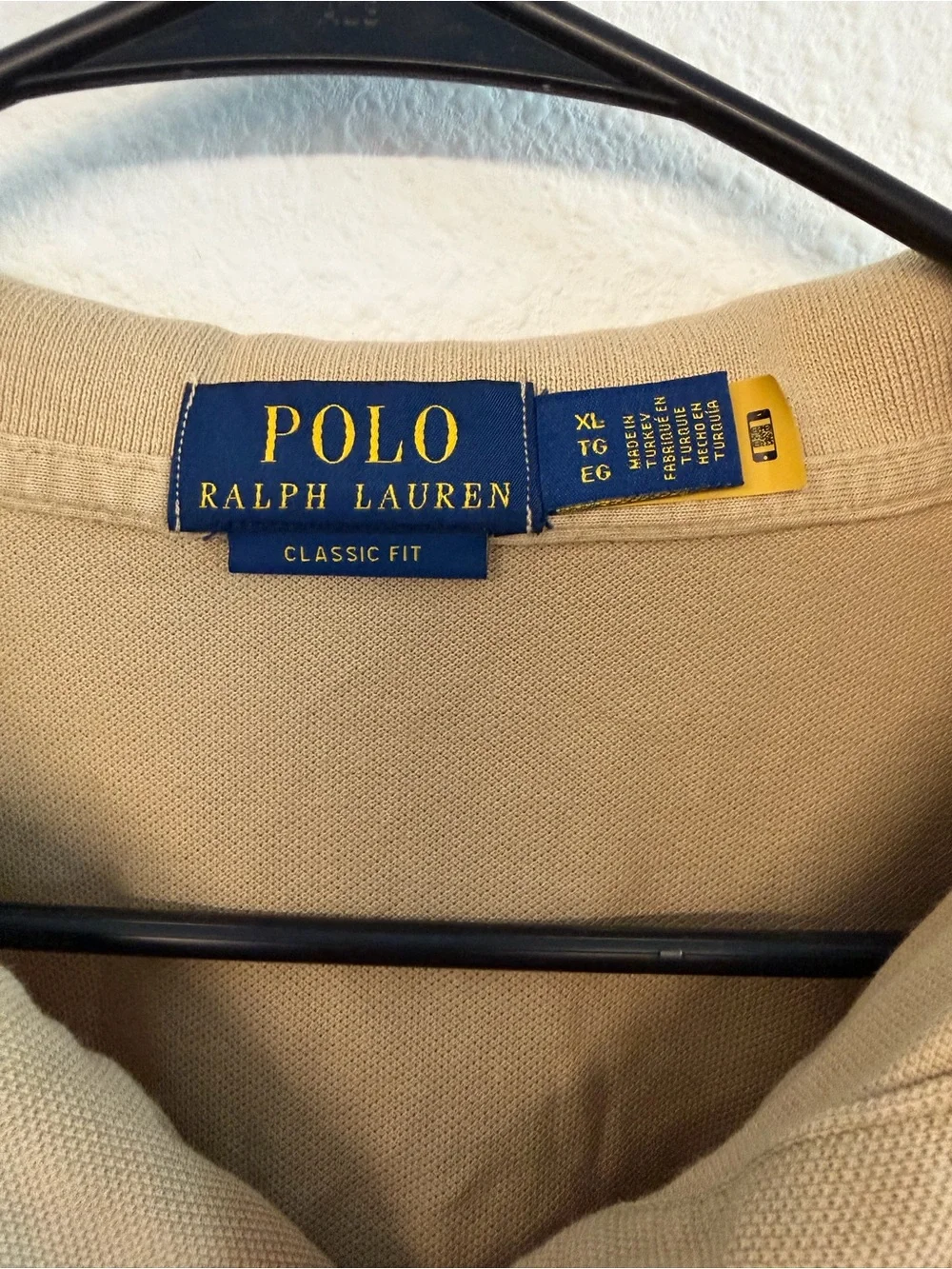 Ralph Lauren Men’s Polo Shirt in Tan